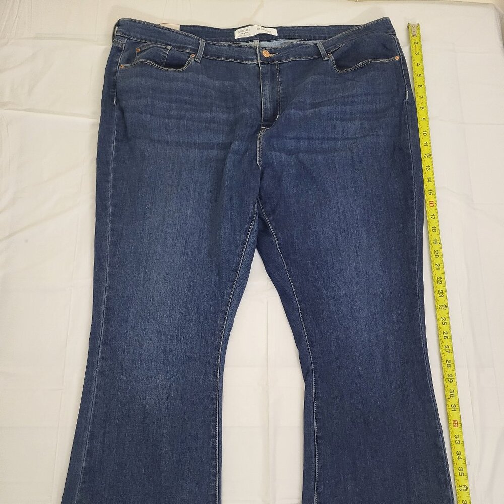 Signature levi strauss pull on womens jeans MID RISE BUTCUT 24M W37 L32
